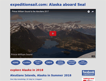 Tablet Screenshot of expeditionsail.com